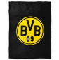 Preview: Borussia Dortmund - Sherpa Decke mit Emblem